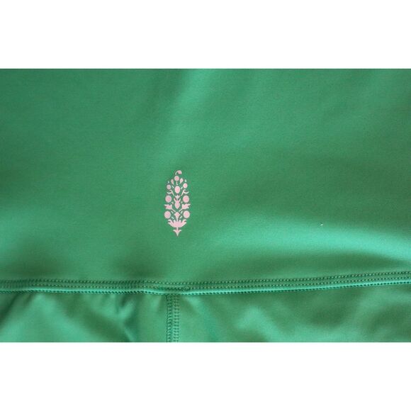 Free People Movement OB1652571 Women's Sz Small Green Sheen Island Time Shorts - Picture 6 of 13